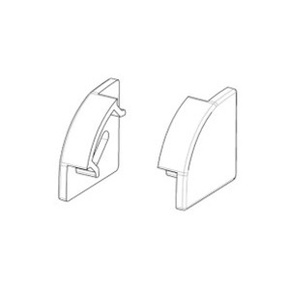 Заглушка для профиля углового 17х17мм