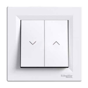 Вимикач Schneider Electric Asfora Для Жалюзі Білий