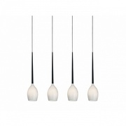 Подвесной светильник AZZARDO IZZA 4 pendant white MD1288B-4W