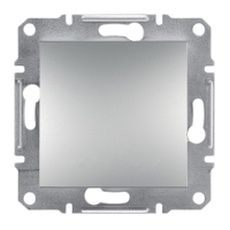 Вимикач Schneider Electric Asfora 1-Кл Алюміній