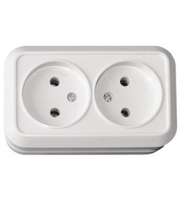 Розетка подвійна Luxel OPERA