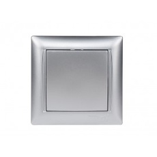 Вимикач Luxel PRIMERA Срібло