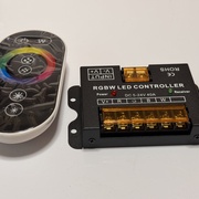 Контролер Led-One RGBW 40А 5-24V чорний пульт