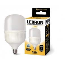 LED лампа LEBRON L-A100 30вт E27 6500K 2550lm