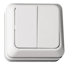 Вимикач Подвійний Luxel OPERA