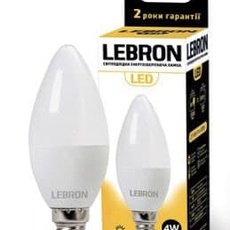 Led лампа LEBRON C37 4W e14 4100K