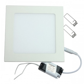Светодиодный светильник LEDEX, квадрат,  12W 6500К