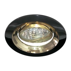 Встраиваемый светильник Feron 2009DL черный металлик золото