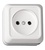 Розетка Luxel OPERA накладна