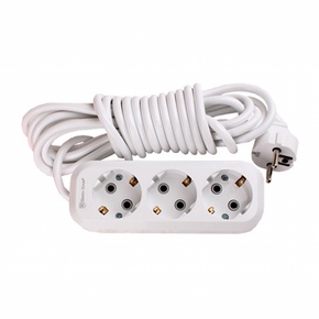 Удлинитель Electrohouse 3 гнезда с/з, длина 3м.