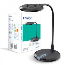 Настольный светодиодный светильник Feron DE1731 черный