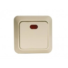 Вимикач З Підсвічуванням Luxel OPERA Крем