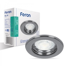 Вбудований Світильник Feron DL10 Хром