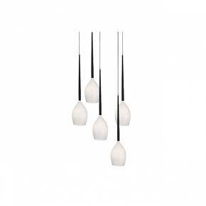 Люстра AZZARDO IZZA 5 Pendant White MD1288A-5W