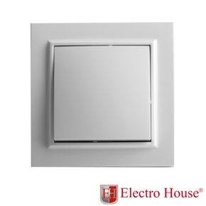 Вимикач Білий Electrohouse Enzo EH-2101