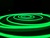 Світлодіодний неон 12V 6мм  GREEN IP68 (крок порізки 10мм)