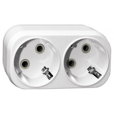 Двойник вертикальный с заземлением Luxel