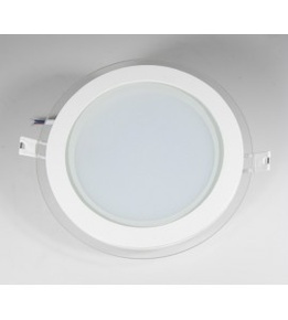 LED-панель Luxel со стеклянным декором d200 * h38мм 18W