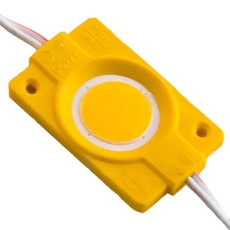 Светодиодный модуль12V 2.4W COB желтый IP65