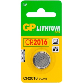 Батарейка GP CR 2016 LITHIUM 3V
