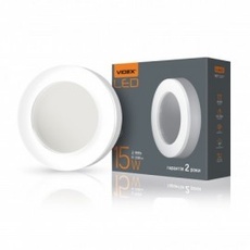 LED світильник ART (ЖКГ) круглий VIDEX 15W 5000K 220V