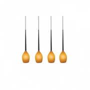 Подвесной светильник AZZARDO IZZA 4 pendant amber MD1288B-4AM