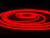 Светодиодный неон 12V 6х12мм RED IP68 (шаг порезки 10мм)