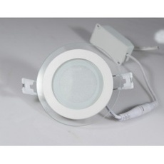 LED-панель Luxel со стеклянным декором d98*h38мм 6W