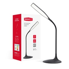 LED светильник MAXUS DKL 6W 4100K черная