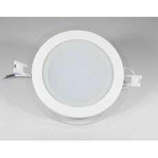 LED-панель Luxel со стеклянным декором d160 * h38мм 12W