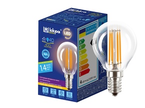 Led лампа ISKRA filament 4W E14 3000K