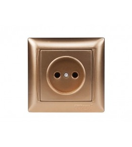 Розетка Luxel PRIMERA золота
