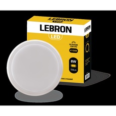LED светильник LEBRON L-WLR-S, 15W, круглый, 4100K, 1300Lm,IP65 с датчиком движения