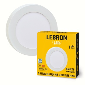 Светильник LEBRON L-PRS-2465 24W, накладной 6500K