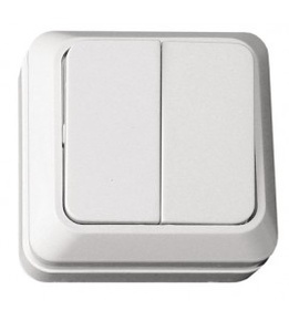 Вимикач Подвійний Luxel OPERA