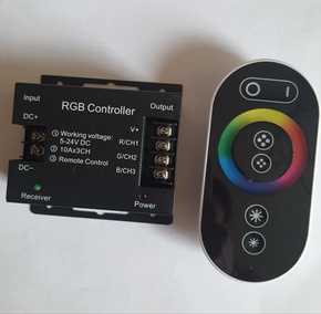 Контроллер Led-One RGB 30A 5-24V черный пульт