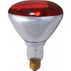 Лампа  красная для обогрева 150W E27