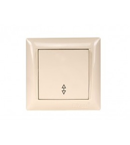 Выключатель проходной Luxel PRIMERA крем