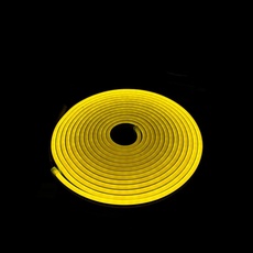 Светодиодный неон 12V 6х12мм YELLOW IP68 (шаг порезки 10мм)