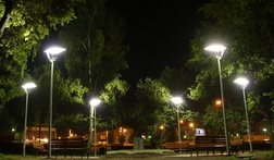 Декоративное освещение парков, скверов, улиц