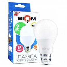Світлодіодна Лампа Biom A65 15W E27 3000К