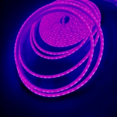 
                        Светодиодный неон 12V 6х12мм фиолетовый (purple)  IP68