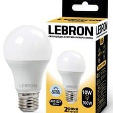 LED лампа Lebron A60 10W 4100K
