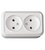 Розетка подвійна Luxel OPERA