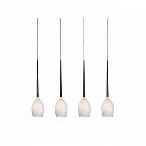 Подвесной светильник AZZARDO IZZA 4 pendant white MD1288B-4W