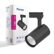 Трековый светильник Feron AL102 12W 4000К черный