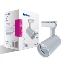 Трековый светильник Feron AL100 20W белый