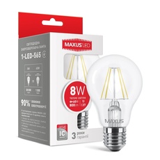 Світлодіодна Лампа MAXUS A60 FM 8W 3000K 220V E27
