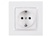 Розетка Luxel Jazz с\з белая