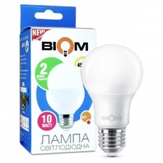 Світлодіодна Лампа Biom A60 10W E27 3000К
